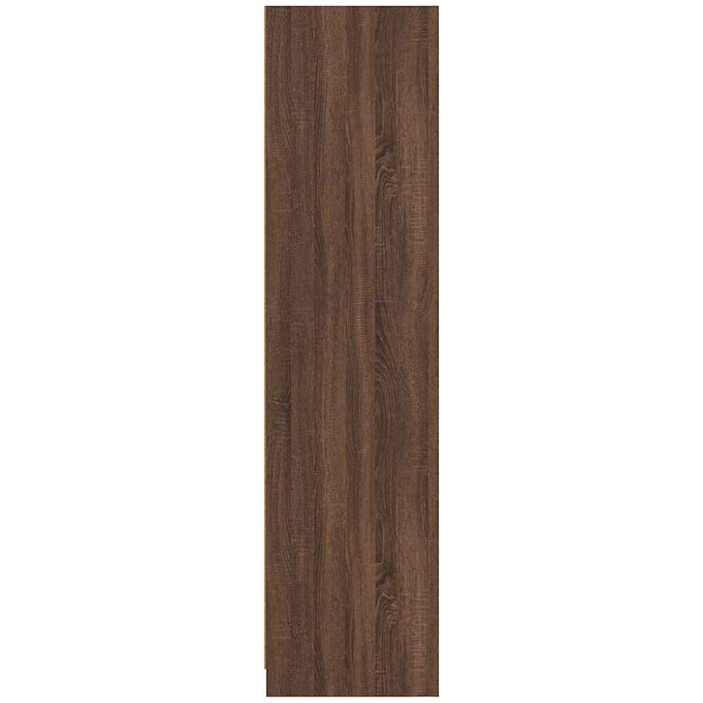 vidaXL 4 Shelf Brown Oak Engineered Wood Open Wardrobe Image 5