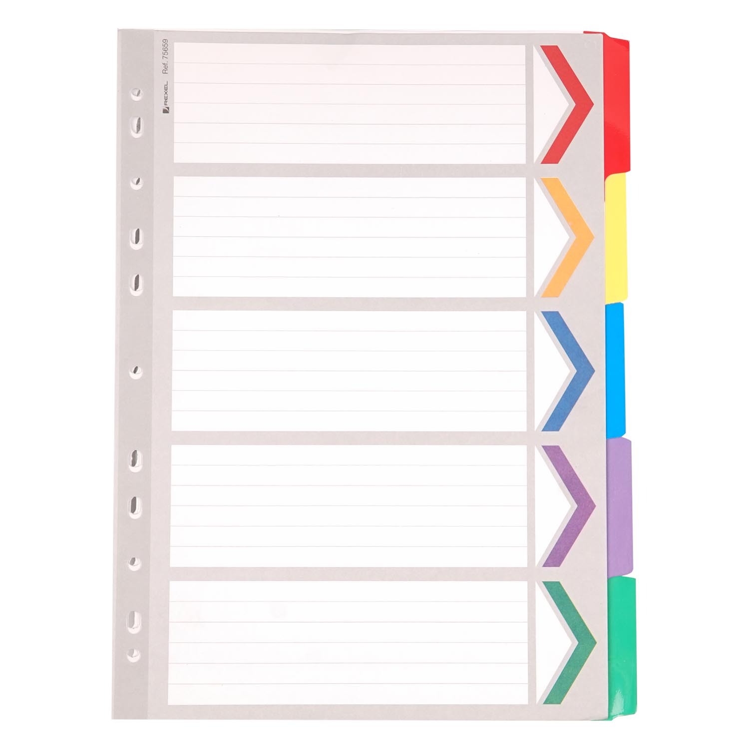 Pack of Five Tab Dividers Image 2