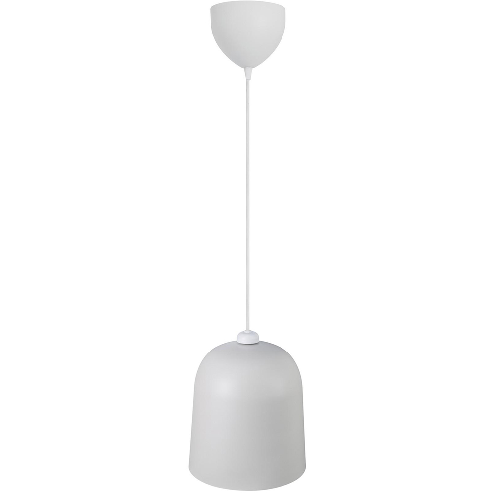 Nordlux Angle E27 8 inch White and Telegrey Adjustable Pendant Light Image 4