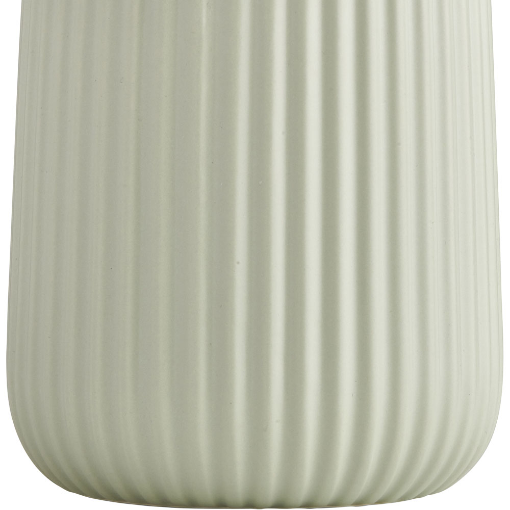 Wilko Ribbed Toilet Brush Holder Sage Green Wilko