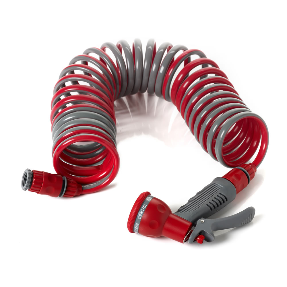 Wilko Coil Hose Set 7.5m Wilko