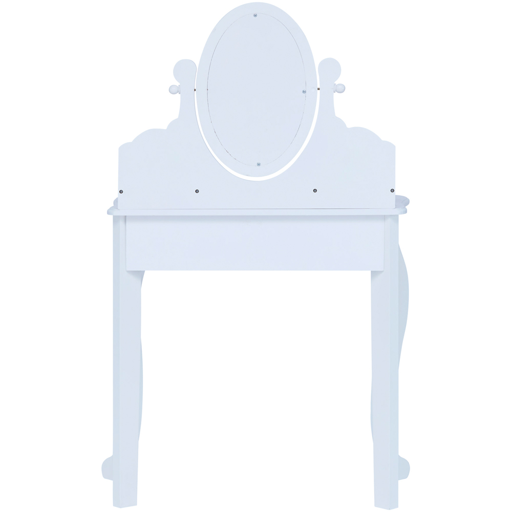 Teamson Kids Little Princess Rapunzel 3 Drawer White Medium Toy Vanity Set Image 4