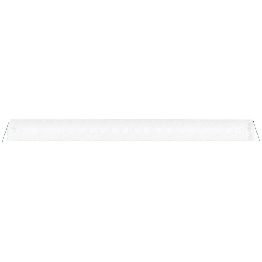 vidaXL White Polyethylene Galvanised Steel Frame 72.7 x 6.5ft Greenhouse Image 4
