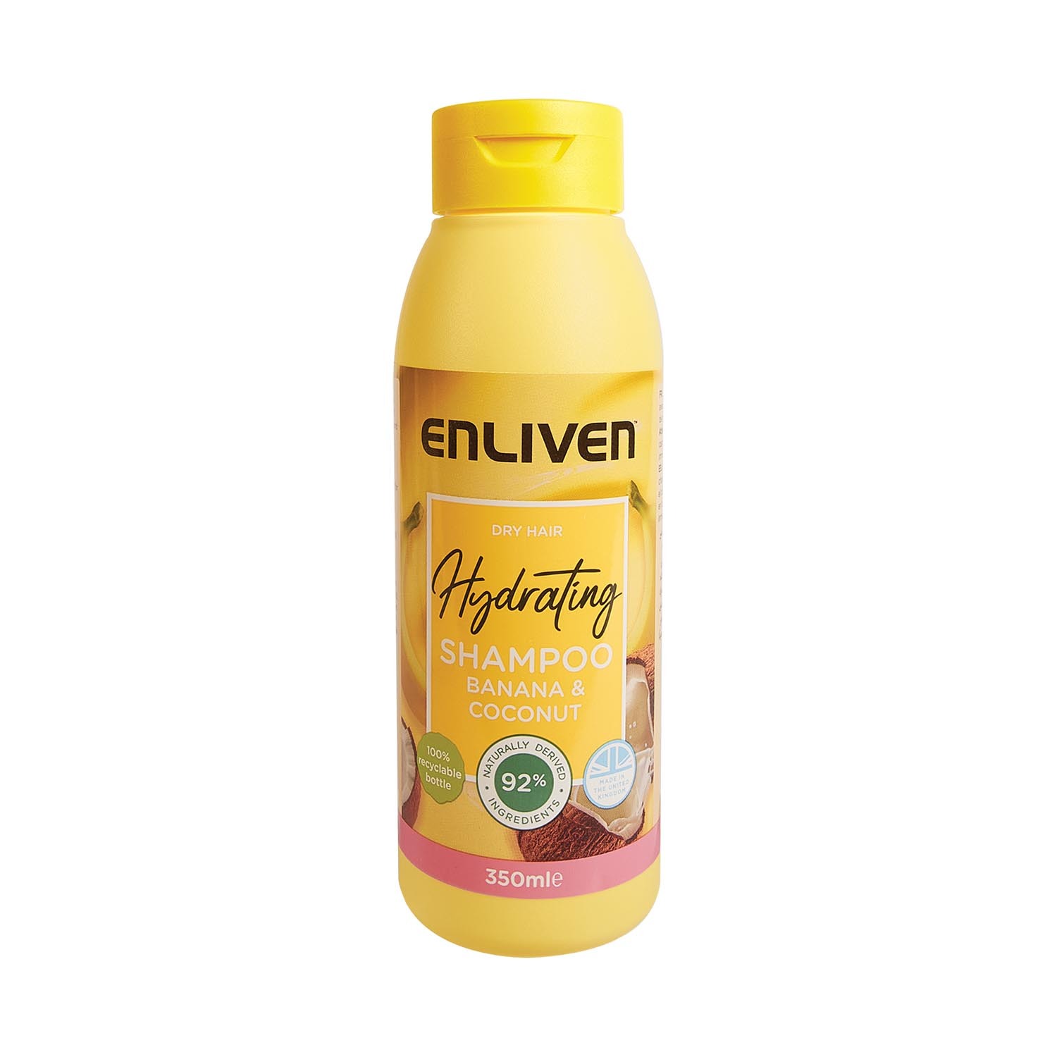 Enliven Hydrating Banana and Coconut Shampoo 350ml Image