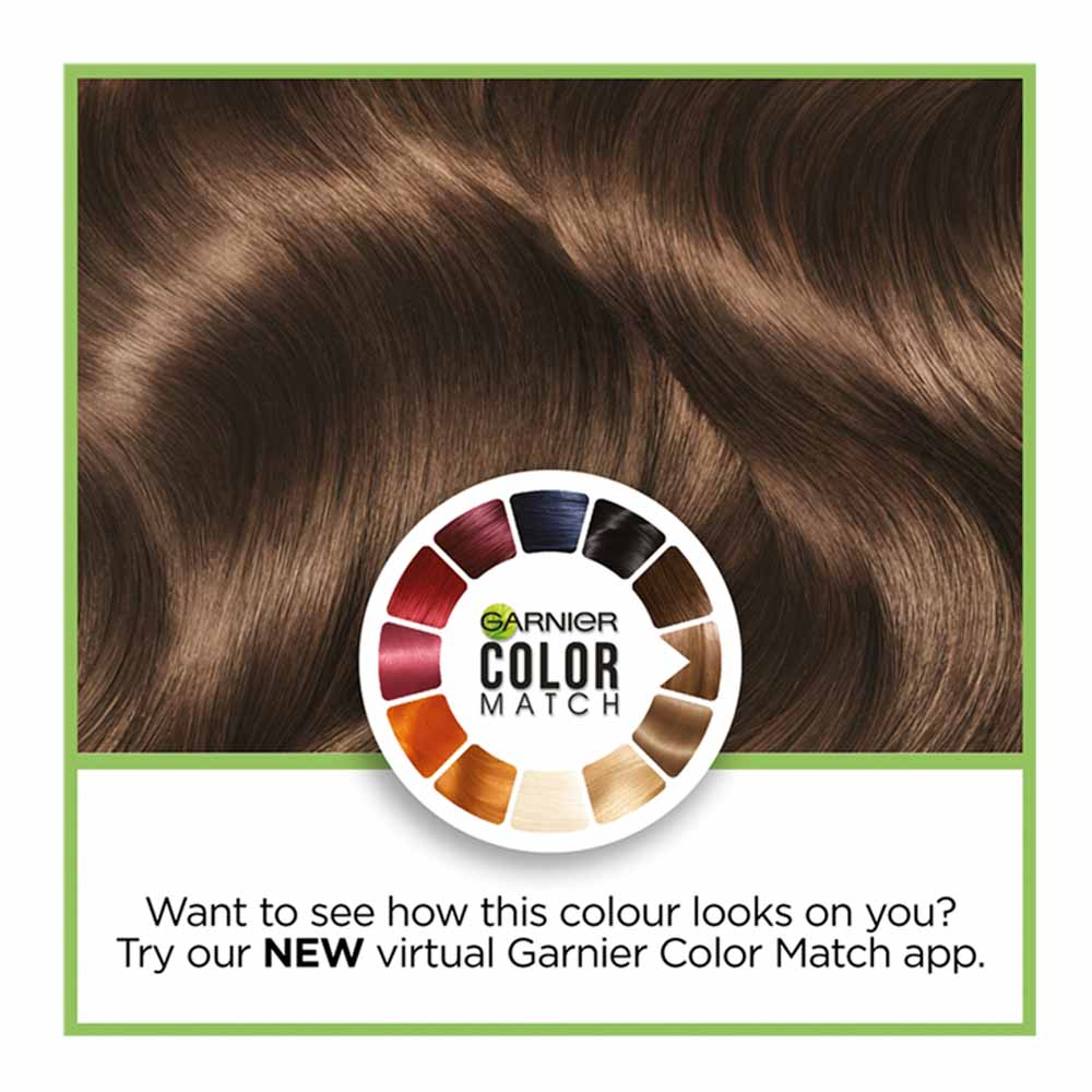 Garnier Nutrisse 6 Light Brown Permanent Hair Dye Image 4