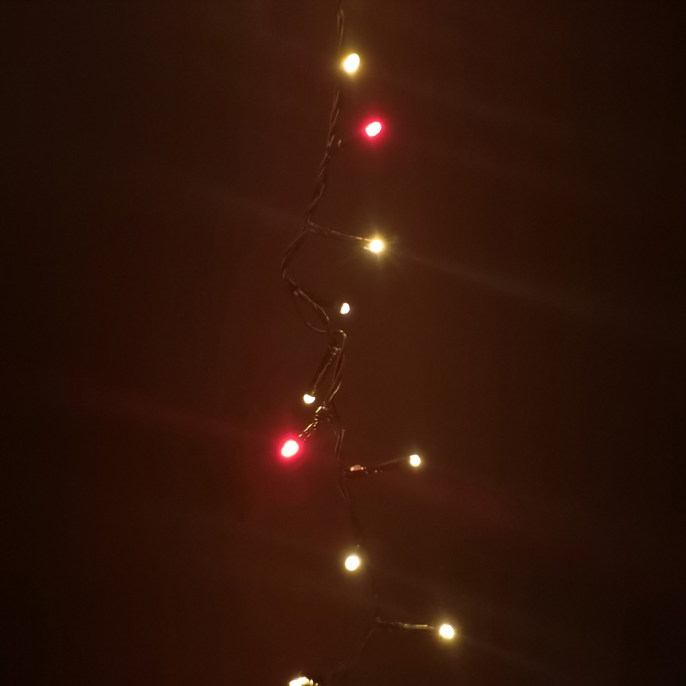 Premier TreeBrights 1500 Red and Vintage Gold LED Multi-Function Green String Light 38m Image 5