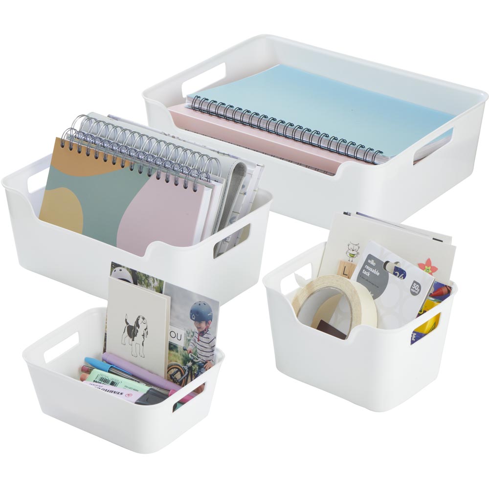 Wilko Medium White Storage Box Wilko