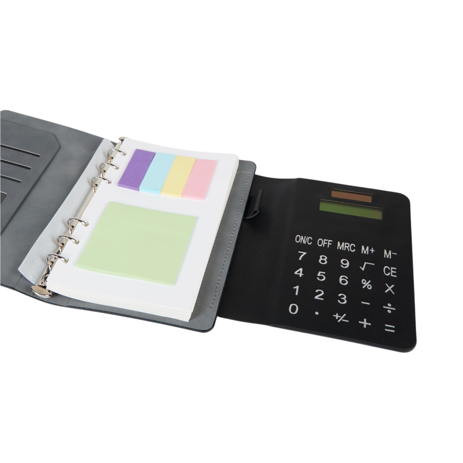 Calculator Notebook Organiser Black Image 3