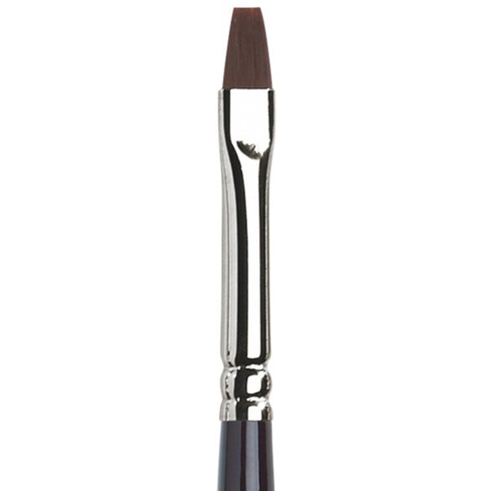 Winsor and Newton Galeria Flat Short Handle Brushes  - No. 4 Image 1