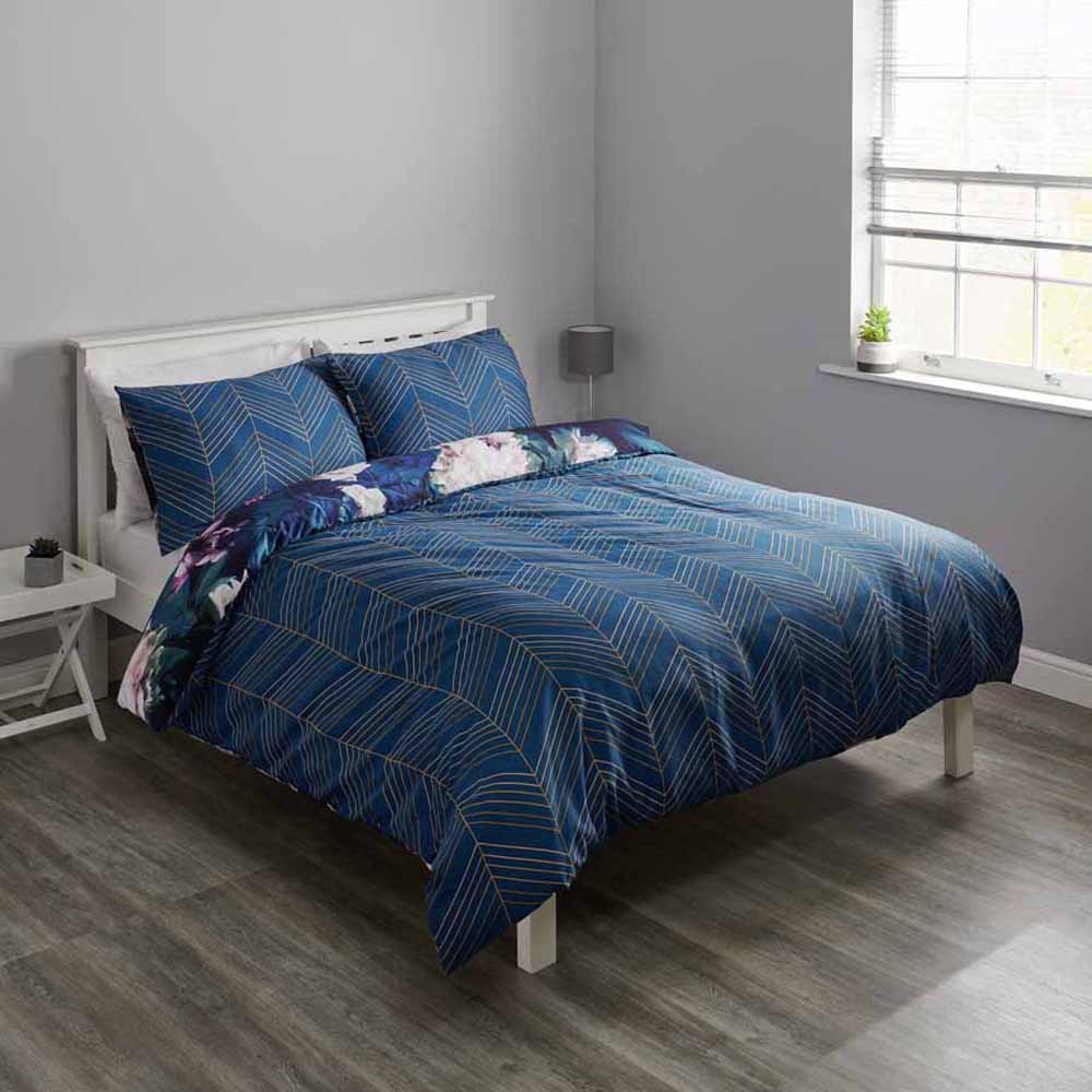 Wilko Double Opulent Placement Reversible Easycare Duvet Cover Set Wilko