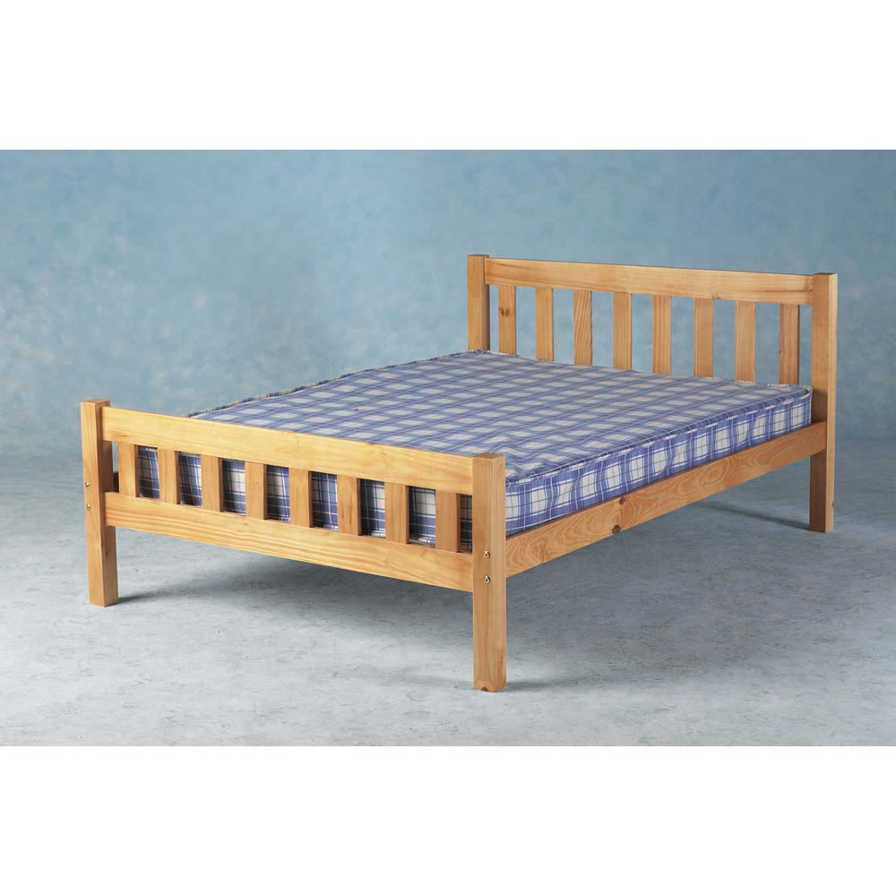 Carlow Double Bed Natural Pine Image