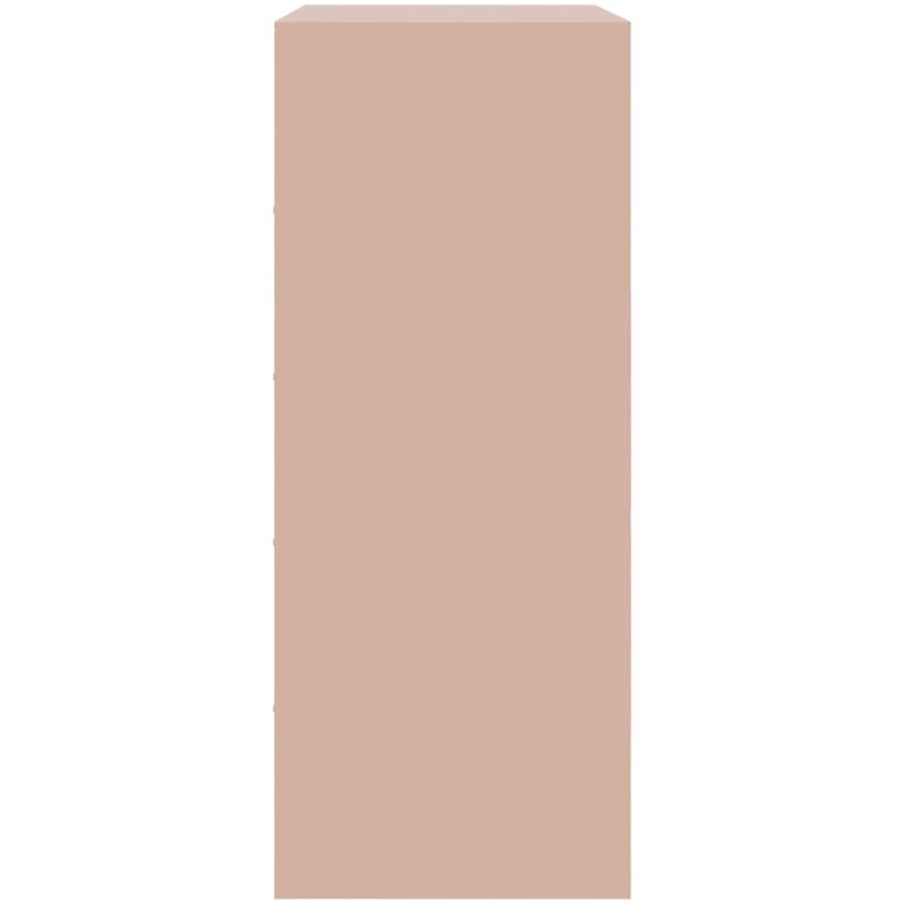 vidaXL 2 Door 2 Drawer Pink Steel Highboard Image 8