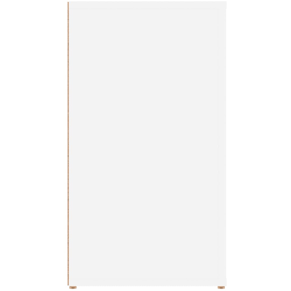 vidaXL 2 Door 2 Drawer White Sideboard Image 7