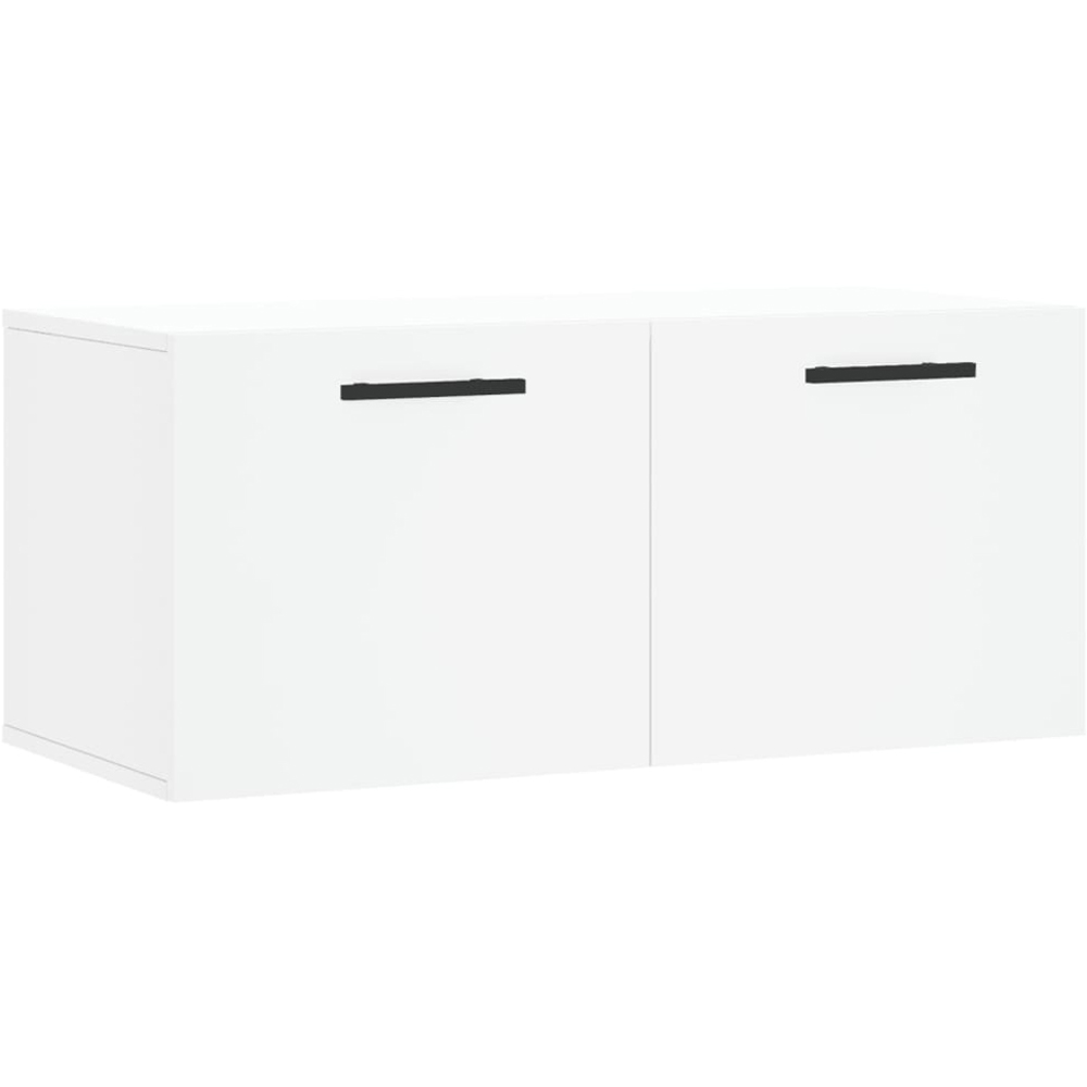 vidaXL 2 Door White Wall Cabinet Image 2