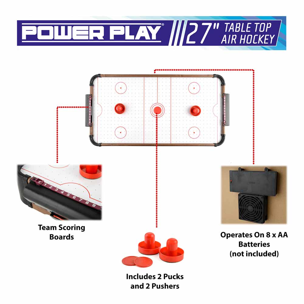 Toyrific Air Hockey Table Game 28 inch Image 5
