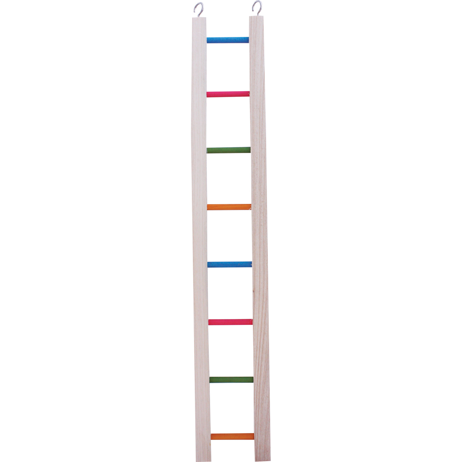 Multi-Coloured Wooden Ladder - 92cm Image