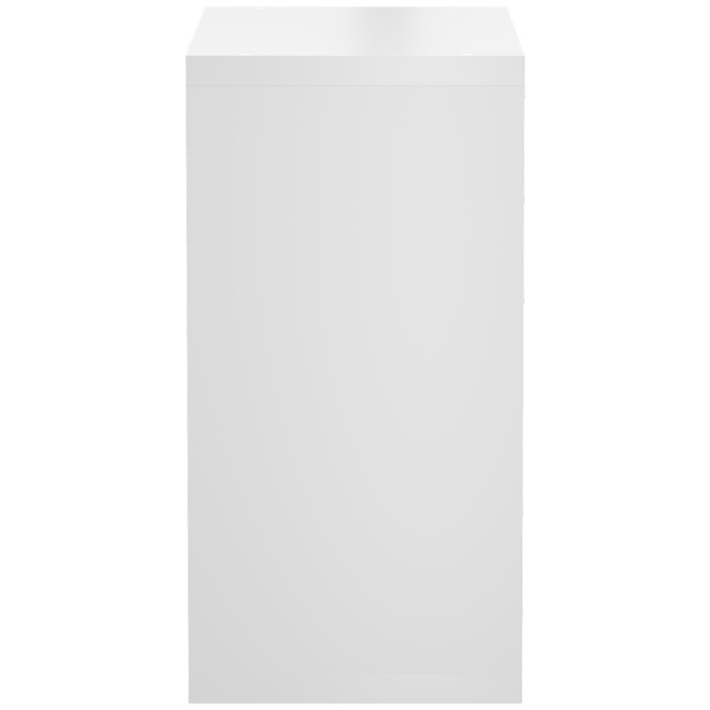 Clever Cube 4 Shelf White Square Storage Unit Image 4
