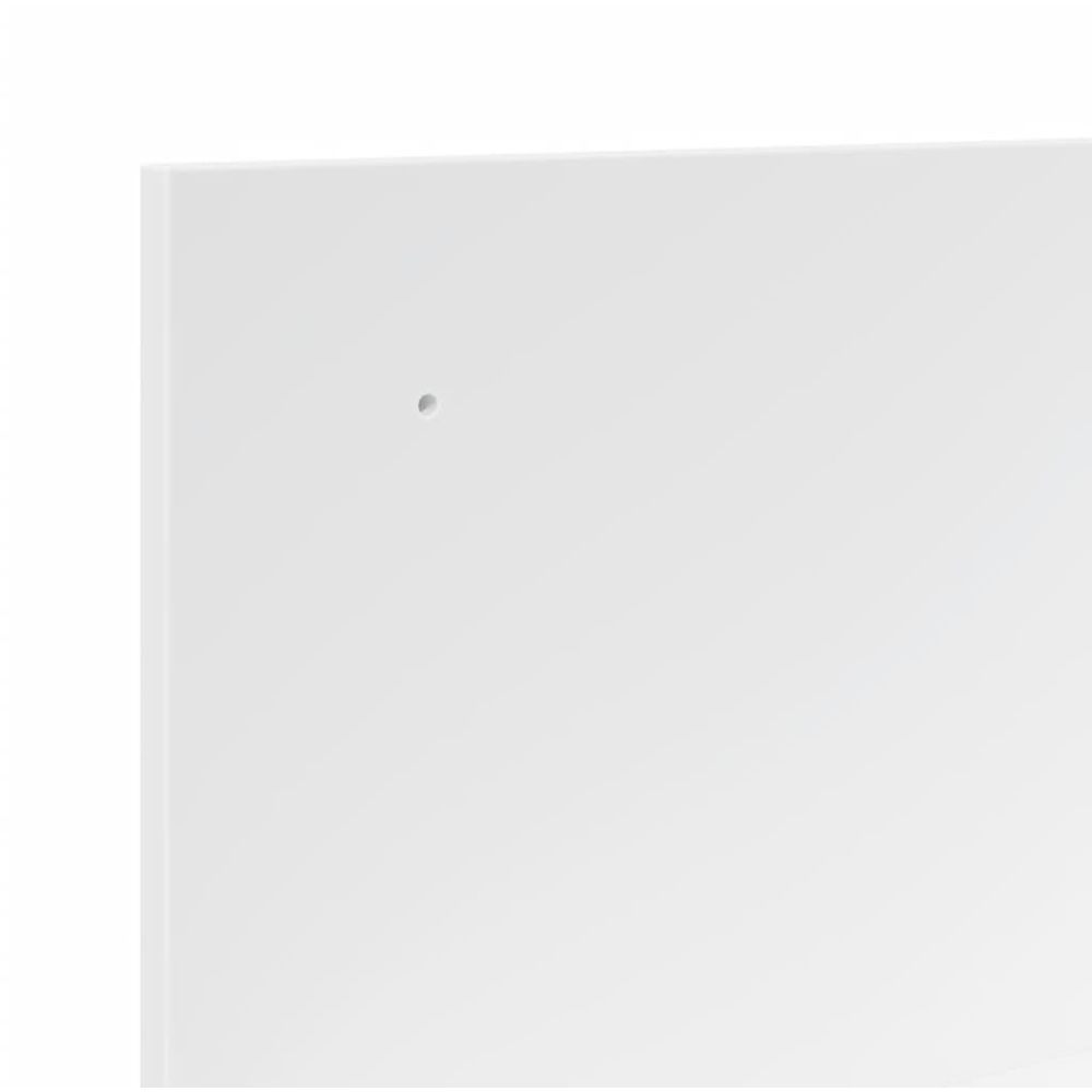 vidaXL 3 Shelf White Wall Cabinet Image 6