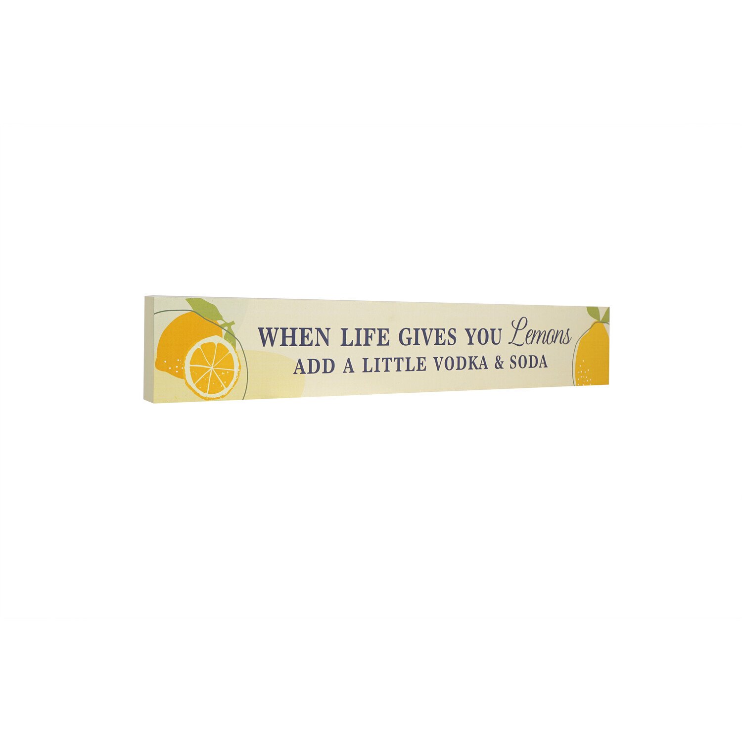 Vibrant Beverage Slogan Plaque Image 5