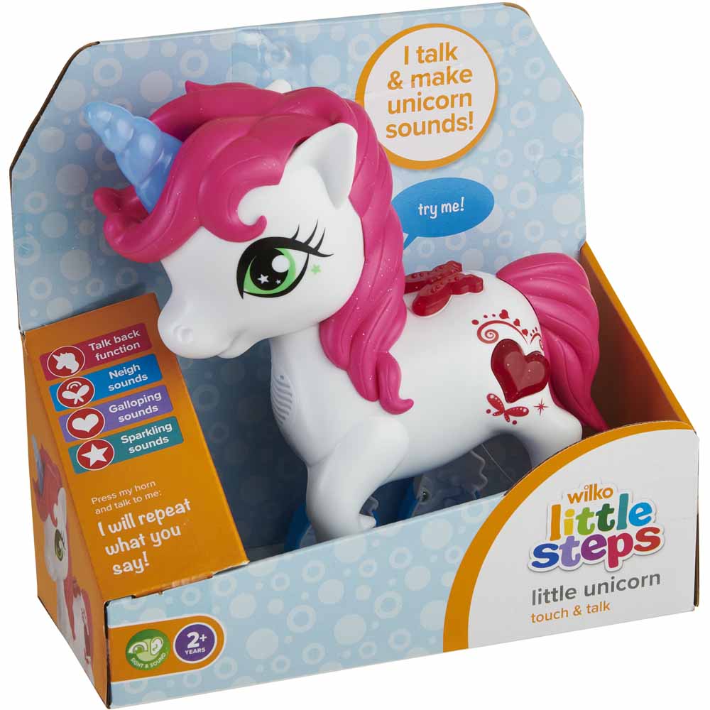 Wilko Little Unicorn Touch and Talk Wilko