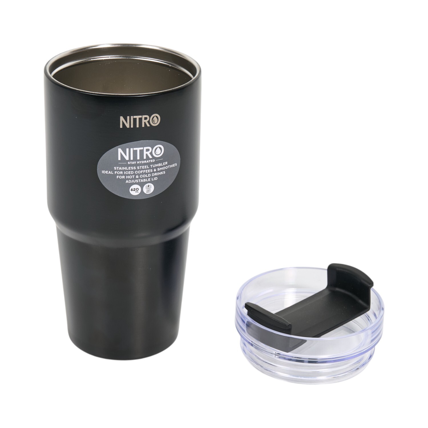 Nitro Stainless Steel Vacuum Tumbler with Straw Image 7