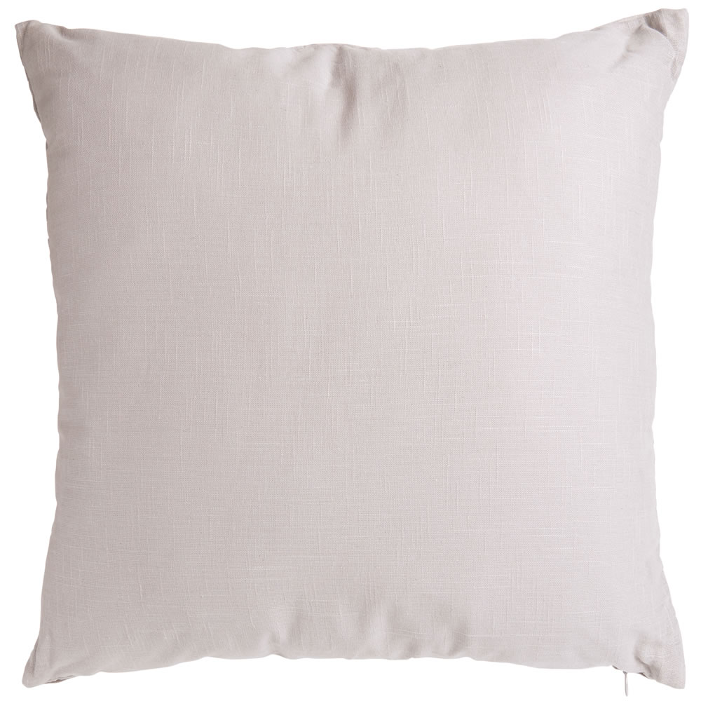 Wilko Pleated Grey Cushion 43 x 43cm Image 2