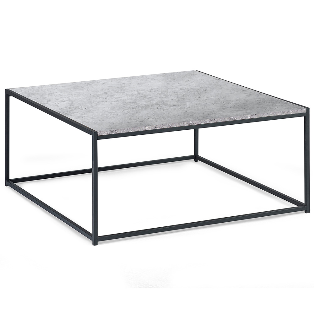 Julian Bowen Staten Concrete Square Coffee Table Image 2