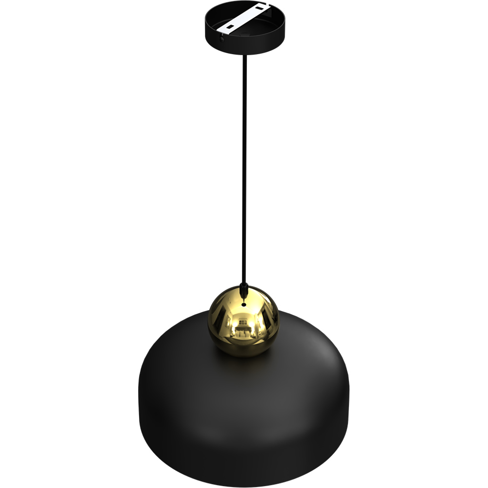 Milagro Harald Black Pendant Lamp 230V Image 4