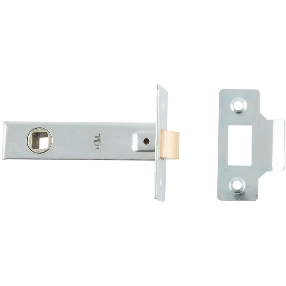 Hiatt Nickel Plated Tubular Latch 3 inch Image 1