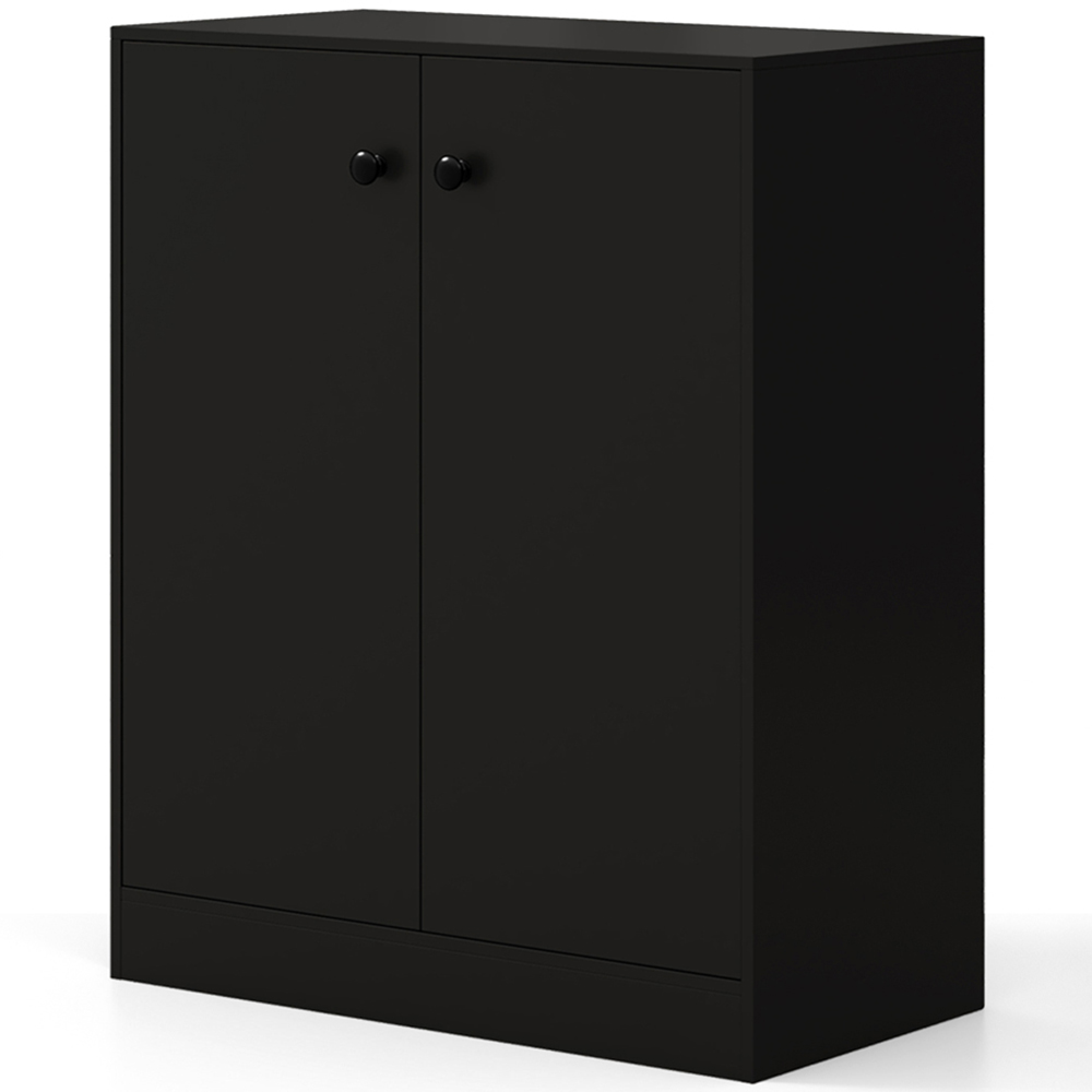 Costway 2 Door Black Storage Wilko