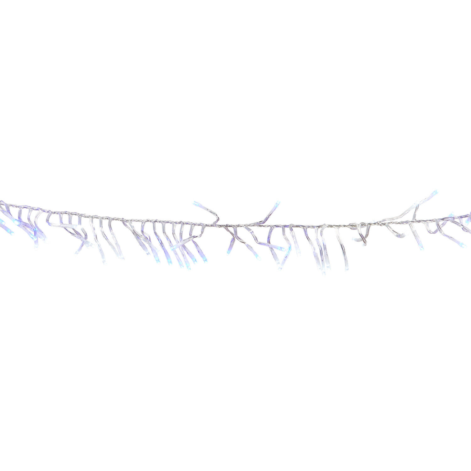1000 Cluster LED Lights Blue and White - Blue & White Image 5