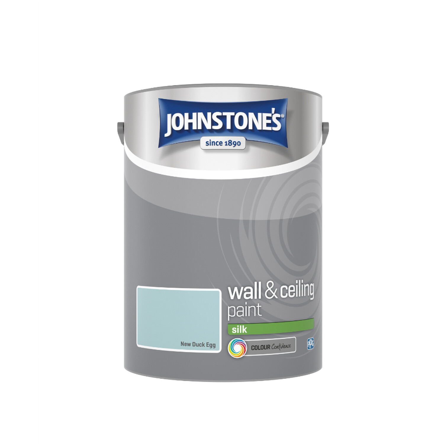 Johnstones Silk Emulsion Paint New Duck Egg Image 2