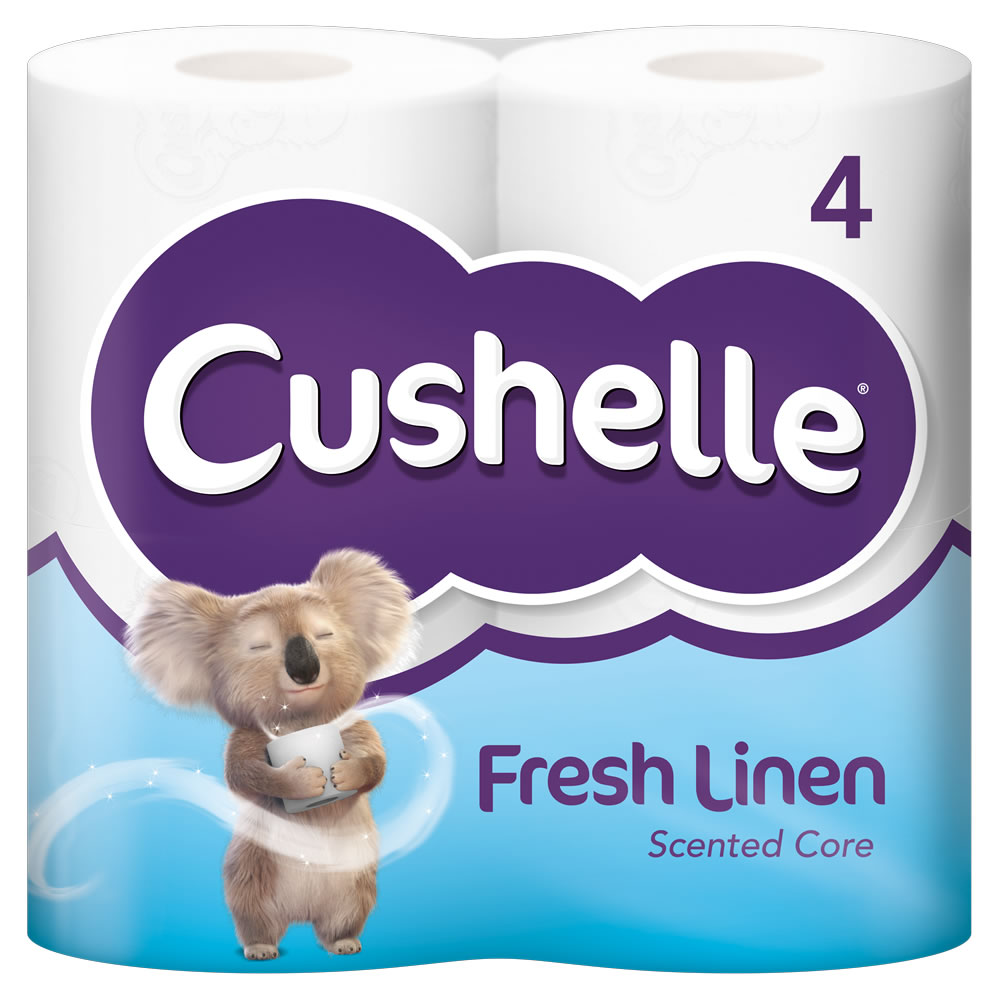 Cushelle Scented Toilet Tissue 4 Rolls Wilko