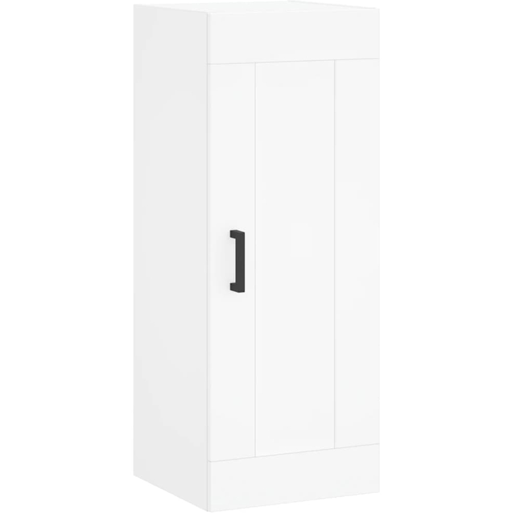 vidaXL Single Door White Wall Mounted Cabinet Image 2