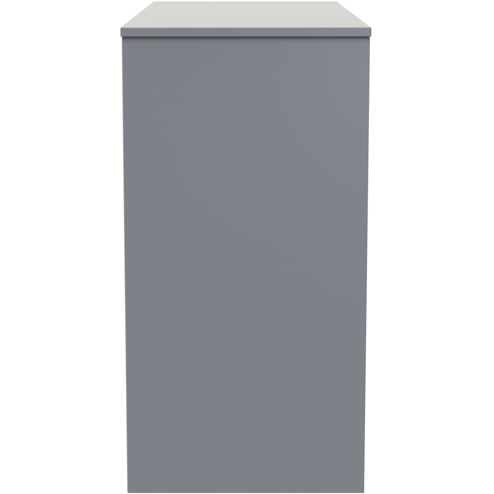 Crowndale 4 Drawer Dusk Grey Chest of Drawers with Desk Ready Assembled Image 4