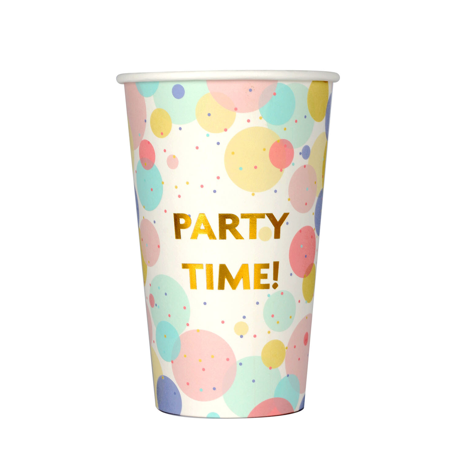 Pack of 20 Foiled Paper Cups - Multicolour Image 2