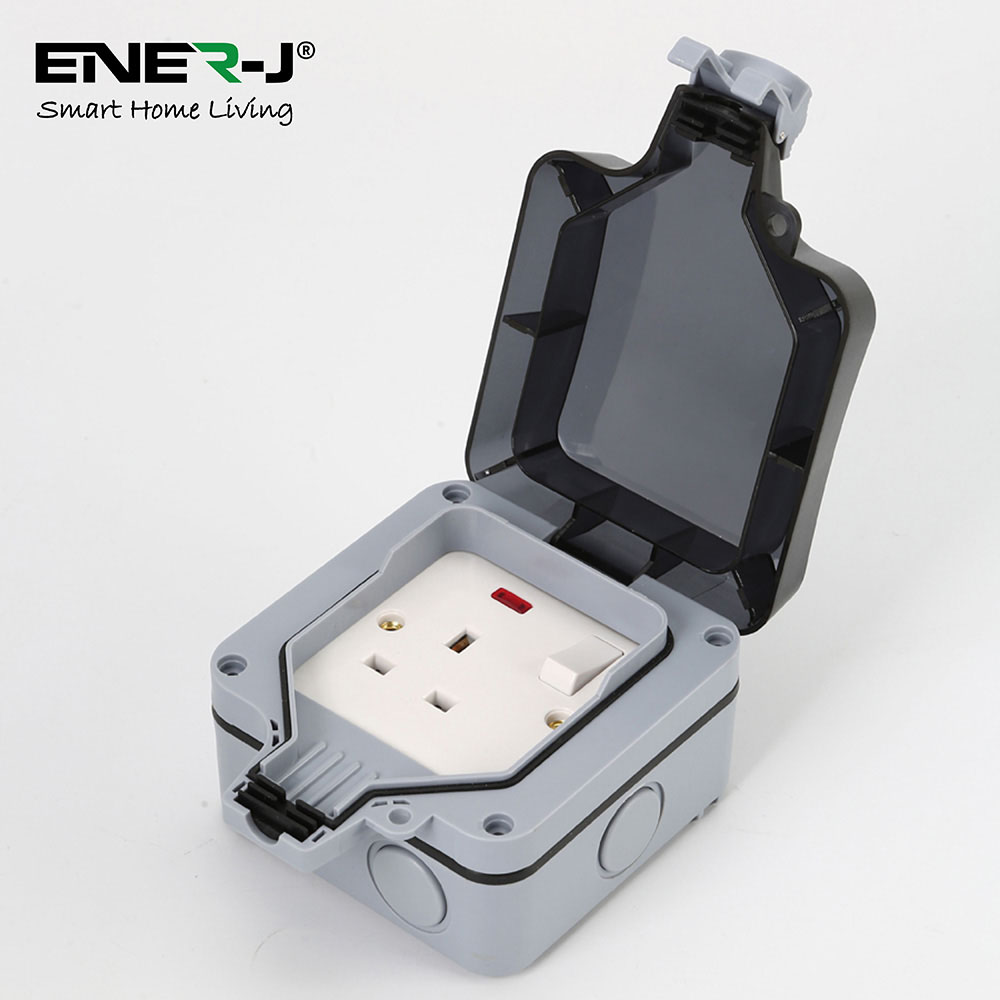 ENER-J 1 Gang 13A Single BS Socket and Switch Image 5