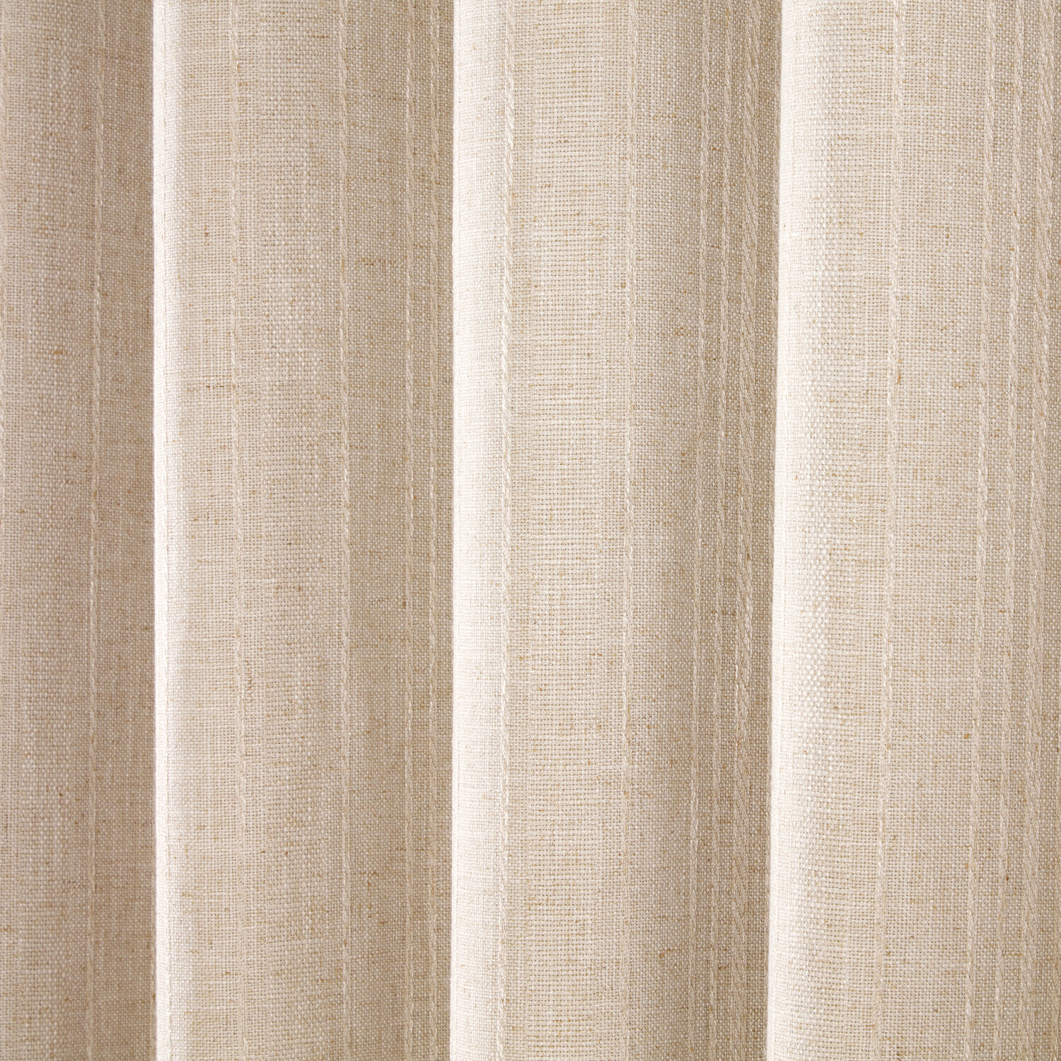 Winslow Stripe Eyelet Blackout CurtainsNatural168cm229cm Image 5