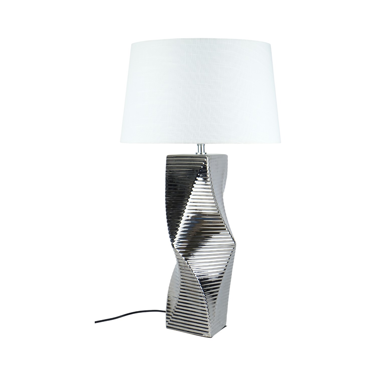 Alder Table Lamp Silver Image 6