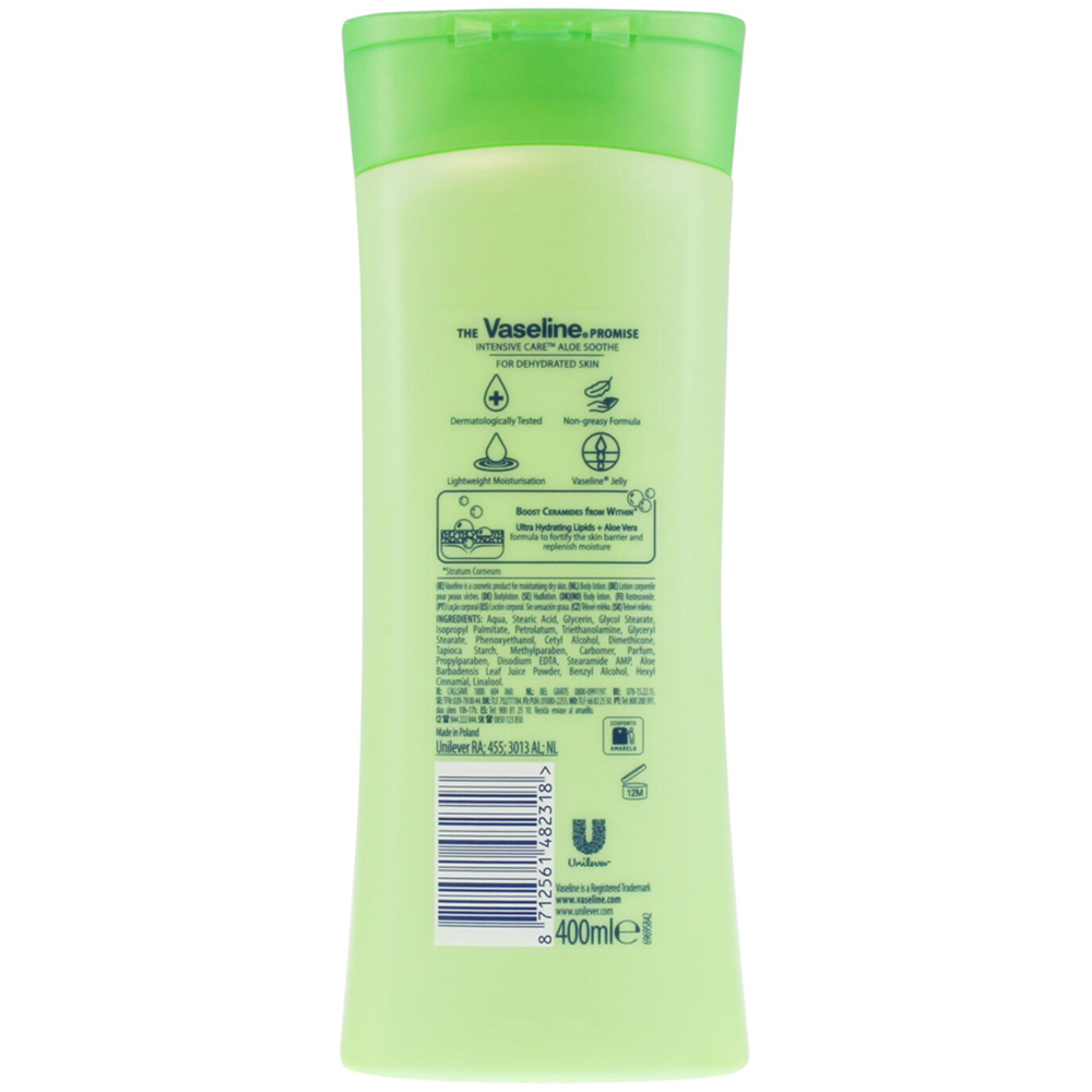 Vaseline Body Lotion Aloe Soothe Image 2