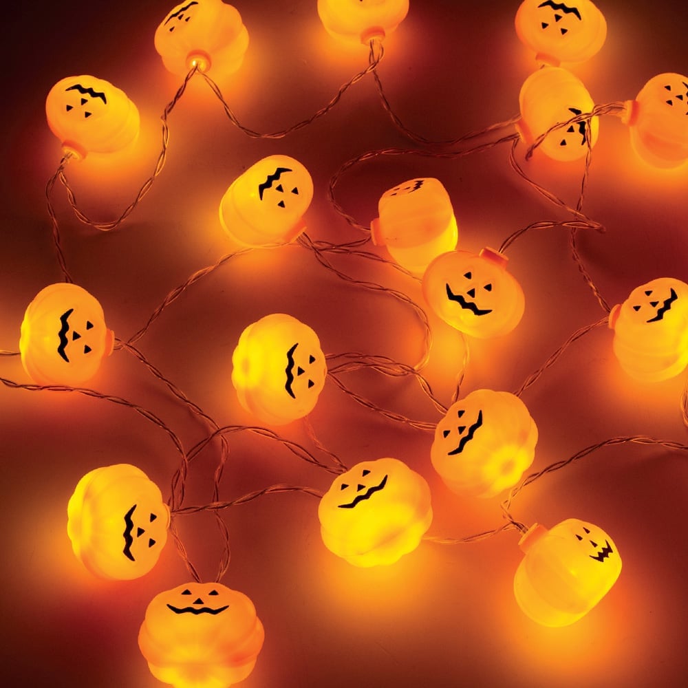 Global Gizmos 10 LED Pumpkin String Lights Image 2