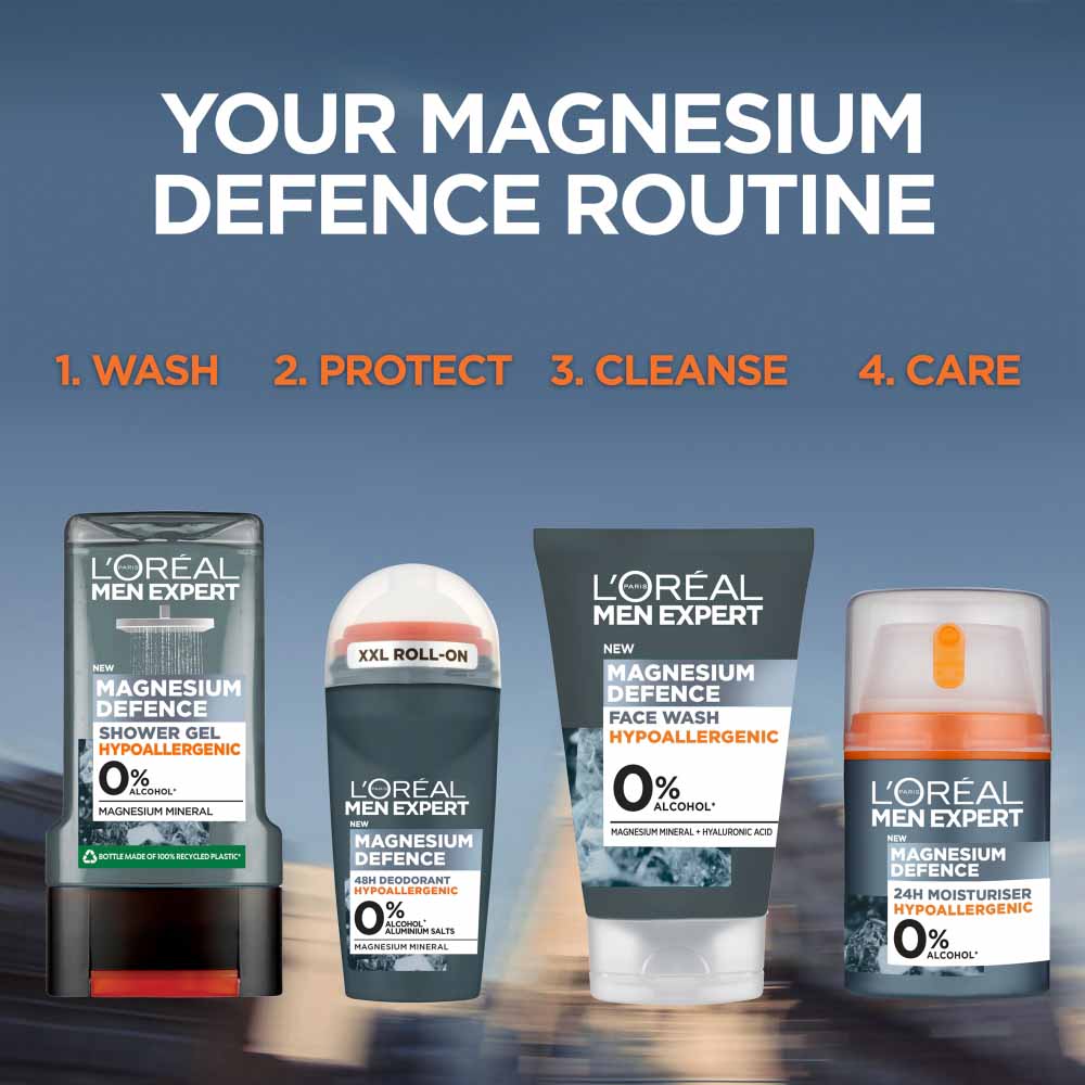 L'Oreal Men Expert Magnesium Defence Roll On Deodorant 50ml Image 3