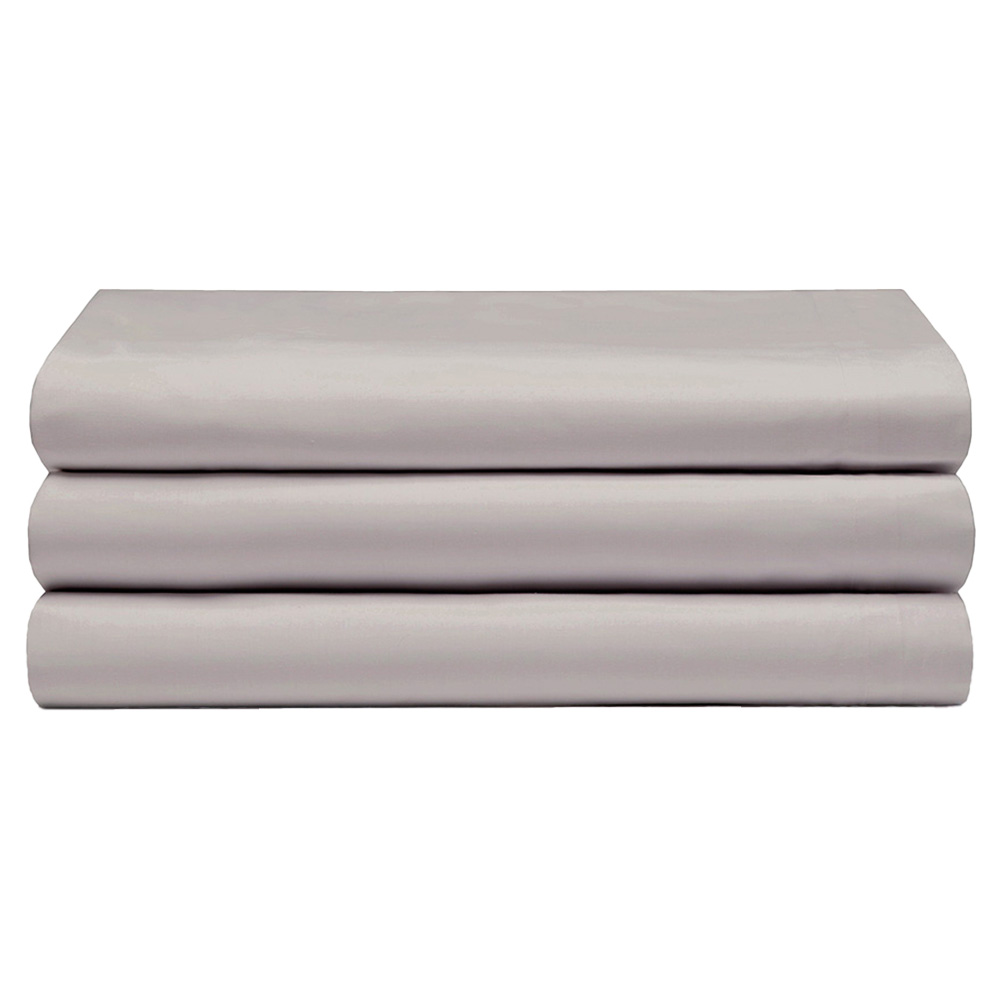 Serene Double Ivory Flat Bed Sheet Image 1