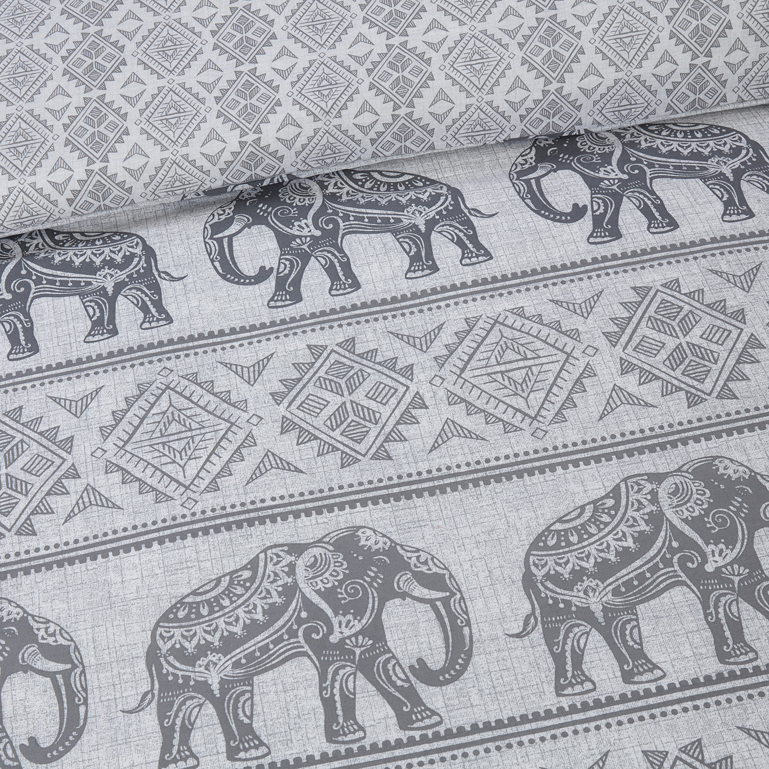 My Home King Hathi Elephant Duvet Cover and Pillowcase Set Image 4