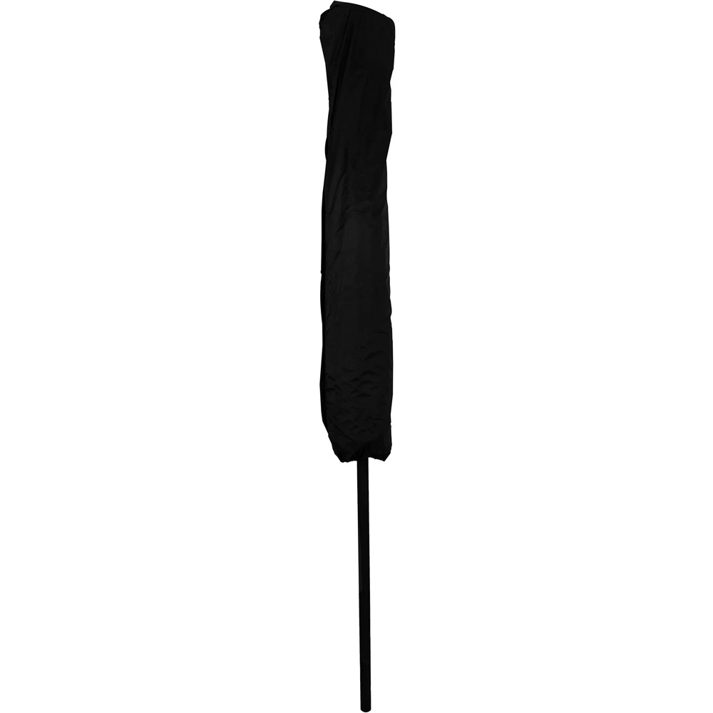 MonsterShop Grey LED Crank and Tilt Parasol 2.7m Image 4