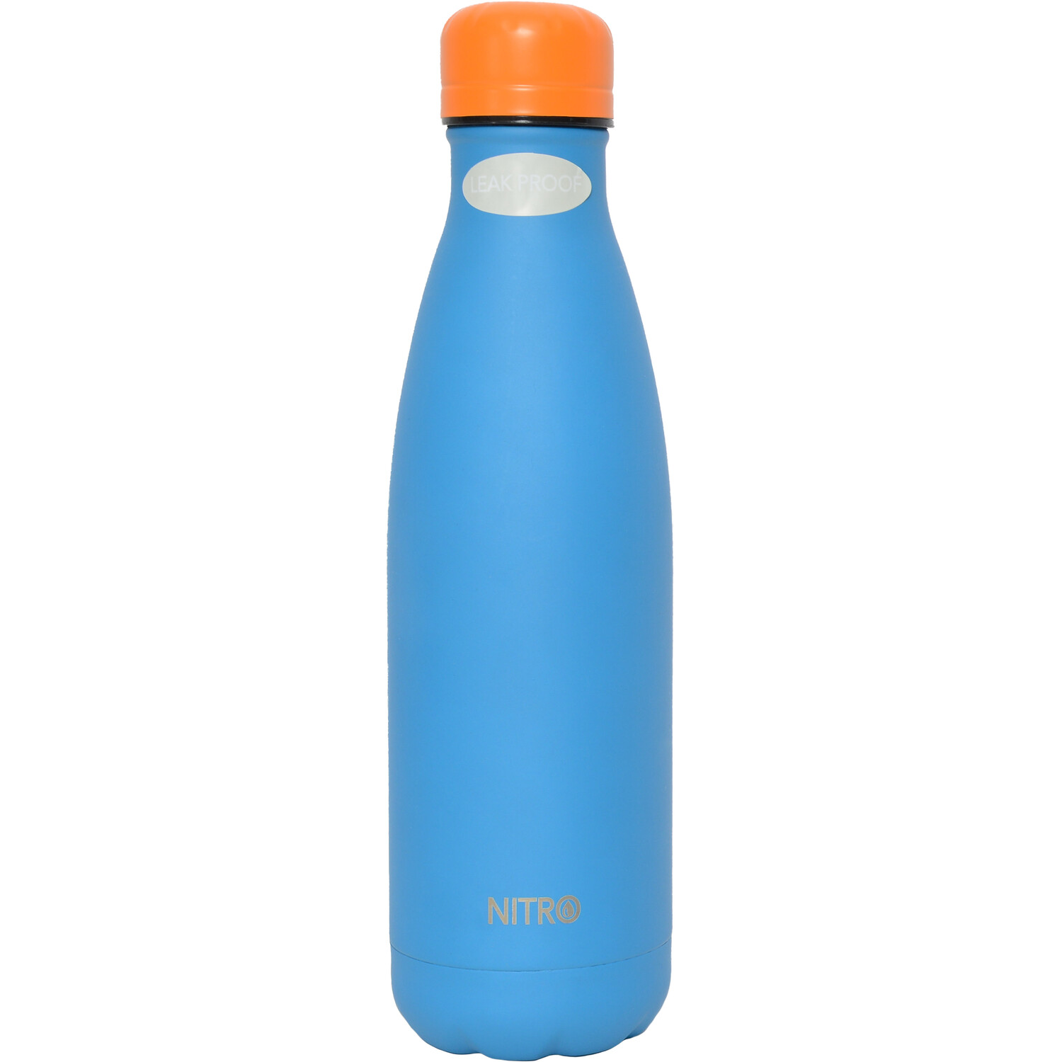 Nitro Neon Blue Green Stainless Steel Bottle Wilko