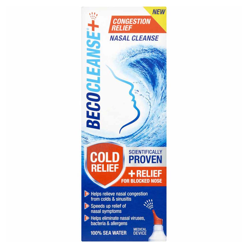 BecoCleanse Plus Nasal Cleanse Spray 135ml Wilko