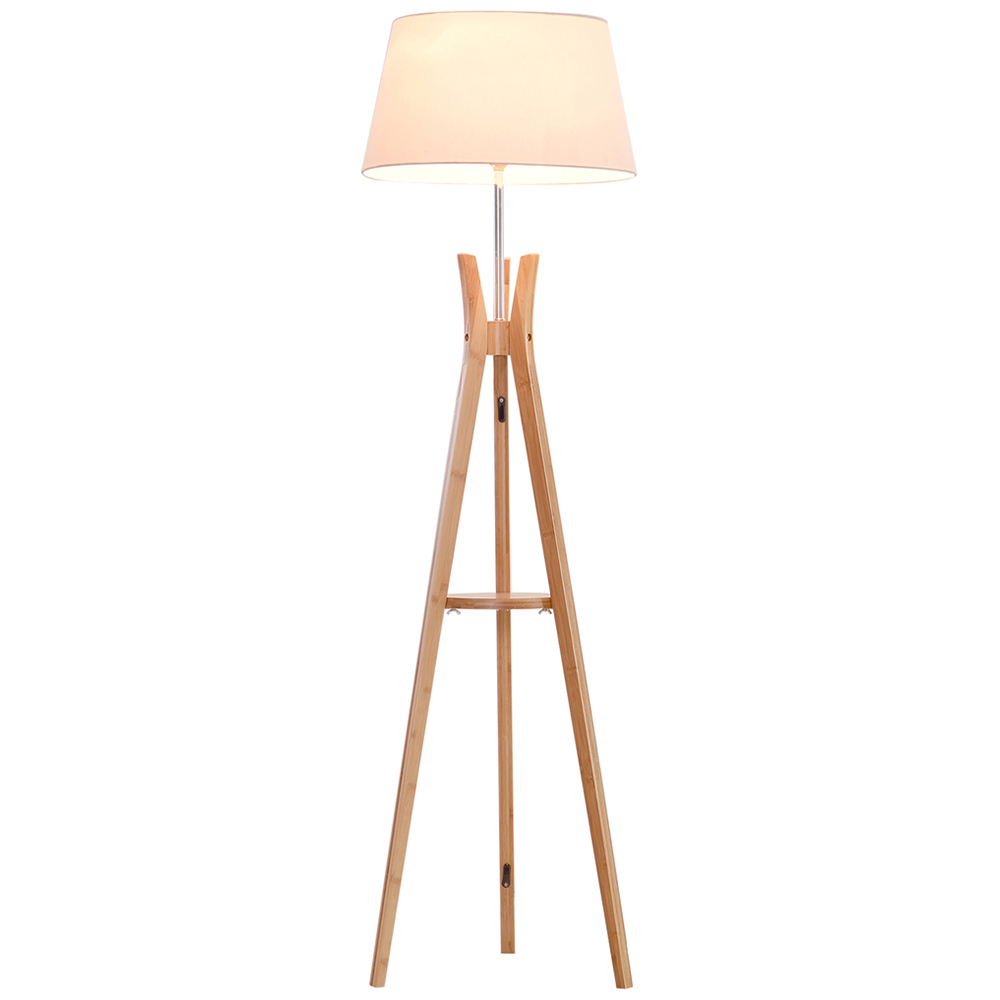 HOMCOM Tripod Floor Lamp Light Image 1