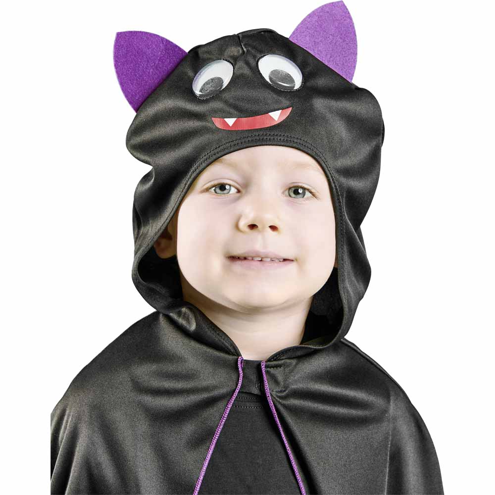Wilko Halloween Kids' Bat Cape Image 3