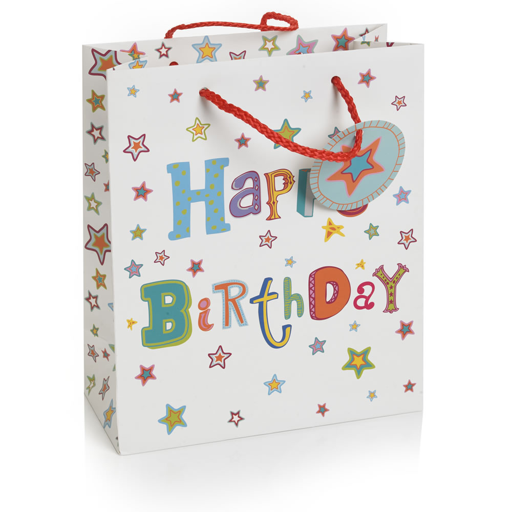 Wilko Large Birthday Gift Bag Image